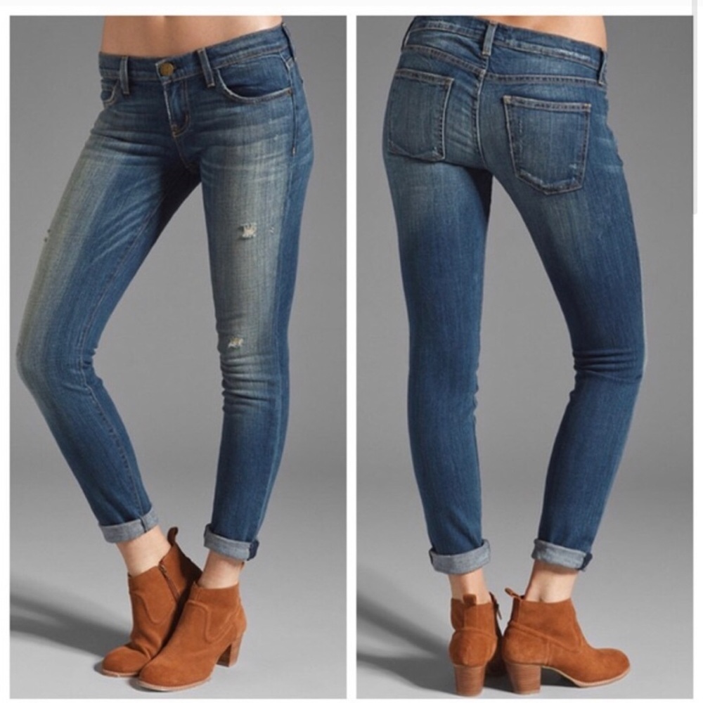 Current/Elliott The Rolled Skinny Wager Jeans